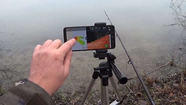 Поиск мест для рыбалки. Беспроводной эхолот Deeper CHIRP + | Рыбалка на Озере Х часть 2 смотреть онлайн