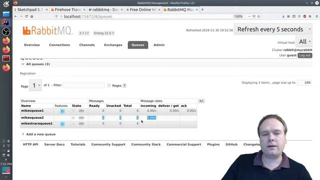 RabbitMQ Firehose Trace