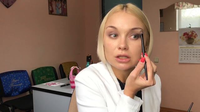 Деловой макияж в карандашной технике! смотреть онлайн