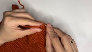 Поднимаем петли из кромочных петель