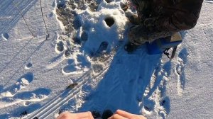 Ловим ротанов. С разведкой на новом водоёме. Зимняя рыбалка.