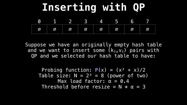 Hash table quadratic probing смотреть онлайн