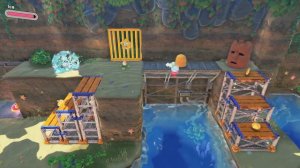 Fast-Flowing Waterworks. All missions. Kirby and the forgotten land