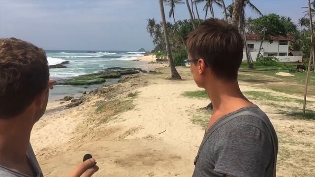 Путешествие по югу Шри-Ланки. Серфинг споты острова - Coconut point (Коконат поинт)