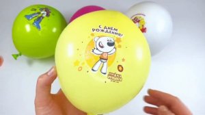 Развивающее видео для детей учим цвета лопаем воздушные шарики N7