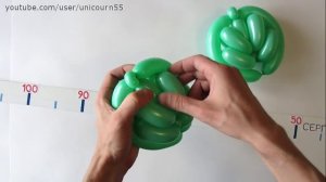 Листик из шарика ШДМ 160 / One balloon leaf (Subtitles)