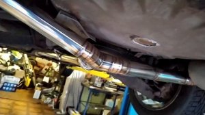 Выхлоп на V6 моторе PEUGEOT