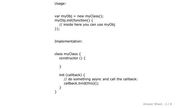 JavaScript : Async/Await Class Constructor