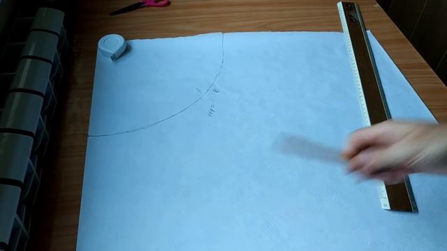 Выкройка юбки полусолнце и 1/4 солнца. Экономим бумагу