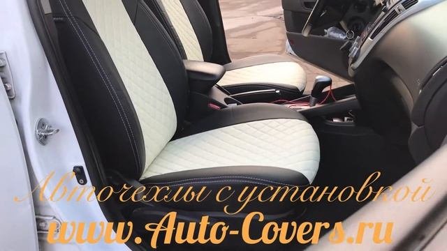 Чехлы из Экокожи для Киа Сид. Чехлы Автопилот, установка авточехлов на сиденья автомобиля.