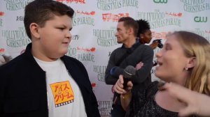 Wyatt McClure Interview at the 88th Annual Hollywood Christmas Parade