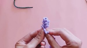 How to Crochet lavender flower bouquet