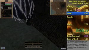 Morrowind Any% No Major Glitches Speedrun in 6:52 (No Loads) w/ annotations