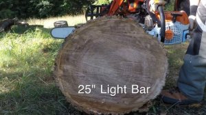 593 STIHL MS 462 CM Chainsaw. 25" Light Bar Guide. Using Every Inch! 4K