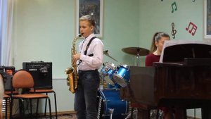 Храмцов Александр, 12 лет,саксофон.Джордж Гершвин - Oh, Lady Be Good !
