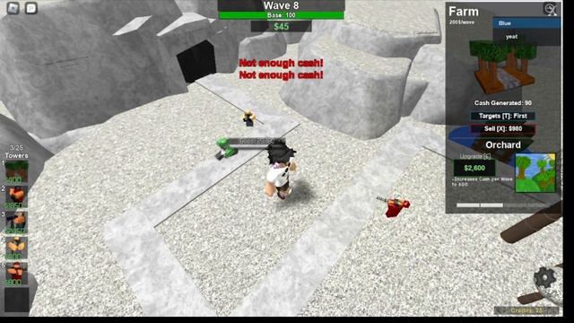 Лучший хеллоуинский тавер обзор на Graveyard | Roblox Tower Battles смотреть онлайн