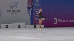 Anna Semisynova World 2018 France, short programm / Анна Семисынова короткая программа ЧМ 2018