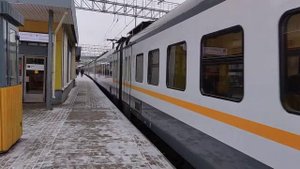 Съёмка видео запрещена! Электропоезд ЭП2Д-*** сообщением Москва белорусская-Можайск