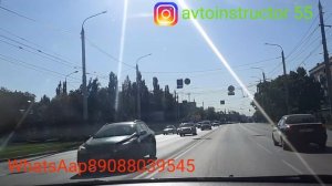 Первое учебное вождение в городе Омске!???