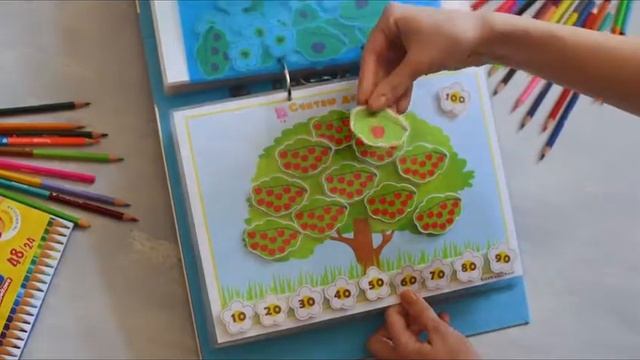 Развивающий альбом с играми на липучках. Developing an album with games on Velcro смотреть онлайн