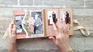 Фотоальбом для мамы. Скрапбукинг. Ручная работа.