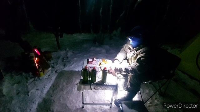 ЗА НАЛИМОМ...НОЧЬ НА БЕРЕГУ РЕКИ В ПАЛАТКЕ...ЗИМНЯЯ СКАЗКА смотреть онлайн