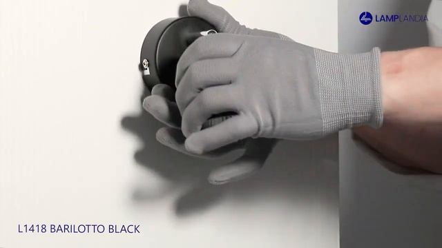 Светильник спот Lamplandia L1418 BARILOTTO BLACK, 1*GU10*макс 50Вт смотреть онлайн