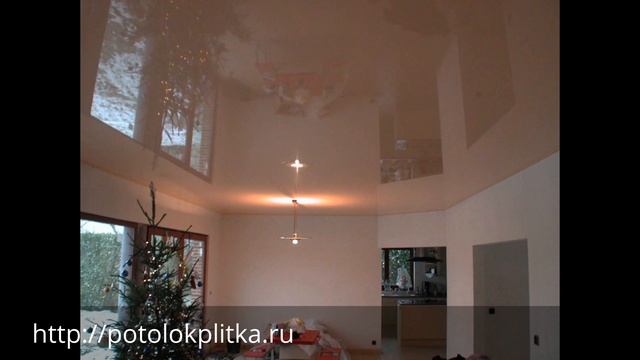 Установка натяжных потолков в зал 17 кв м смотреть онлайн