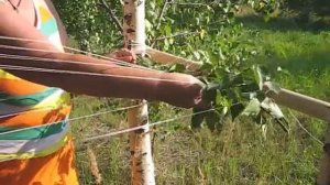 Как соткать коврик из веток и трав  для русской бани