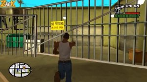 Что будет если поставить ПРЕГРАДУ между бутылками на миссии "Девятки и АКа" в GTA: San Andreas ?!