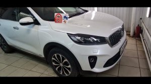 Kia Sorento - установили охранный комплекс с автозапуском StarLine S96 GSM GPS