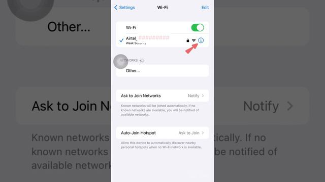 See Wi-fi password in iPhone 📲