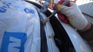 Т4 замена лобового Стекла VW T4015
