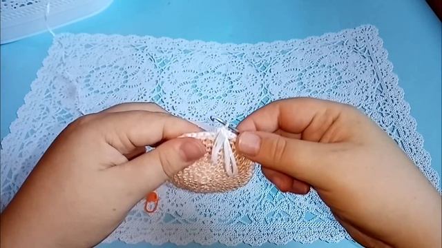 Кукла-Неваляшка//Подробный МАСТЕР-КЛАСС//Мочалка-игрушка крючком