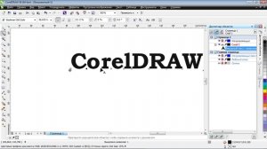 Работа с текстом в CorelDraw X6. Часть 1