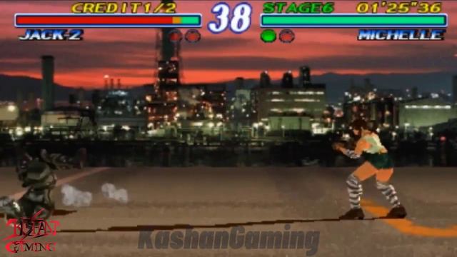 TAS Michelle With Wangs Moves Gameplay - Tekken 2 Arcade Version Requested