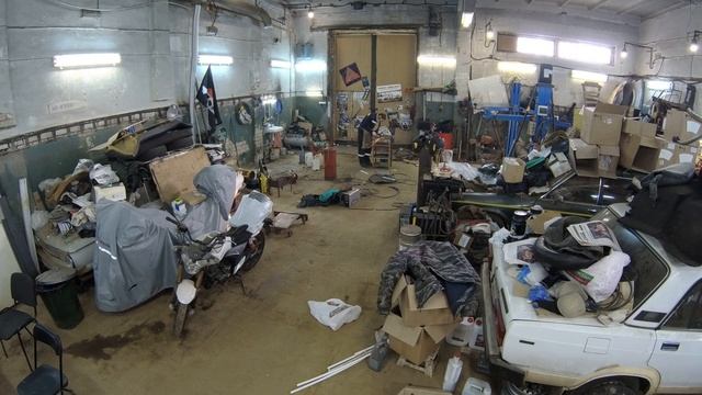 Тестируем режим таймлапс, генеральная уборка в мастерской. смотреть онлайн