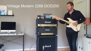 Marshall Super Lead Vs Vintage modern (DOD250, TS808)