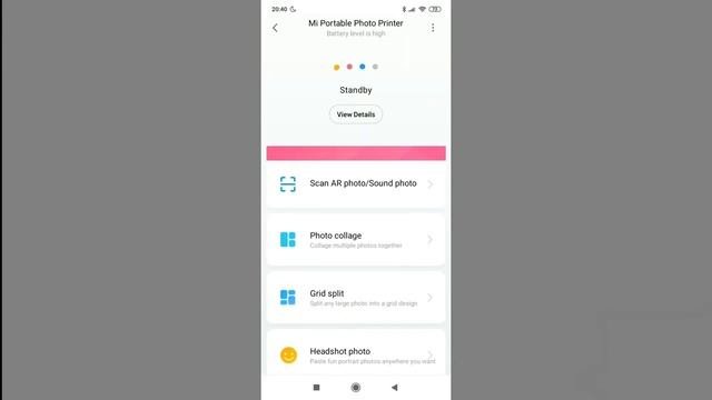 Портативний фотопринтер Xiaomi Mi Portable Photo Printer