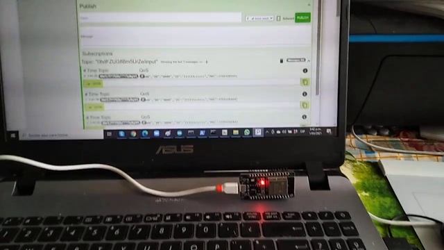 Send json to server via mqtt + ESP32 смотреть онлайн