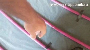 Теплый водяной пол в деревяном доме. Инструкция