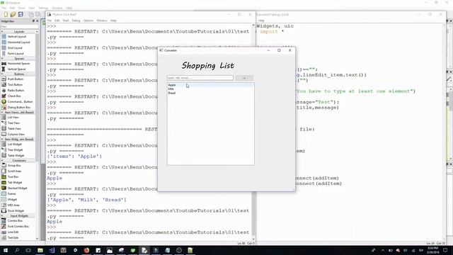 Python UI application with Qt designer #6 (JSON) смотреть онлайн