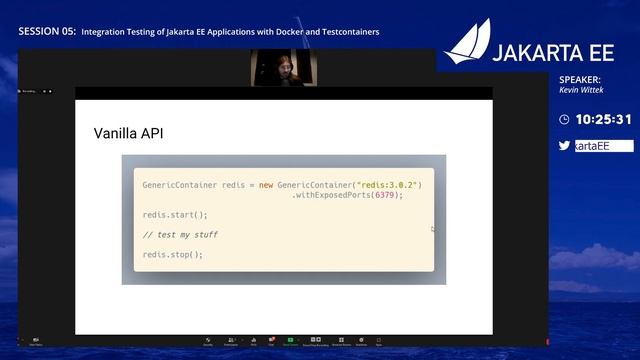 Integration Testing of Jakarta EE Applications with Docker and Testcontainers | J1 Live 2021 смотреть онлайн