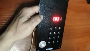 Программирование домофона "ОМЕГА"