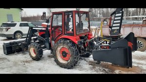 Кидаем мокрый снег ротором