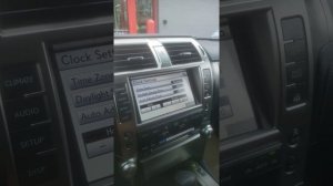 How to Adjust the clock in your 2010 Lexus GX460