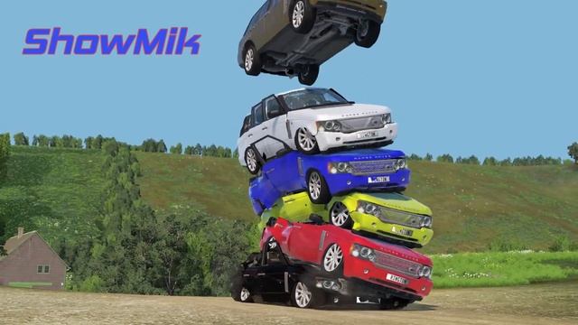 Range Rover 2005-2012 Crash Testing - BeamNG.Drive смотреть онлайн