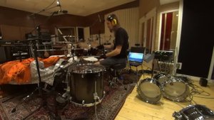 Dirk Verbeuren 2015 Soilwork drum recording