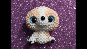 Амигуруми собачка из бисера
