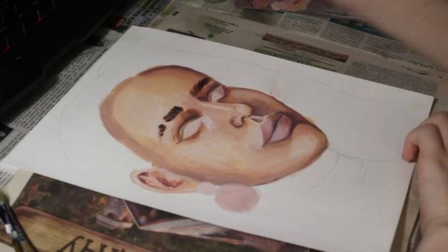 Обзор альбома для смешанных техник от Art Creation | Рисую маслом на бумаге смотреть онлайн